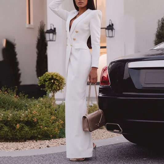 Double Breasted Maxi Jacket