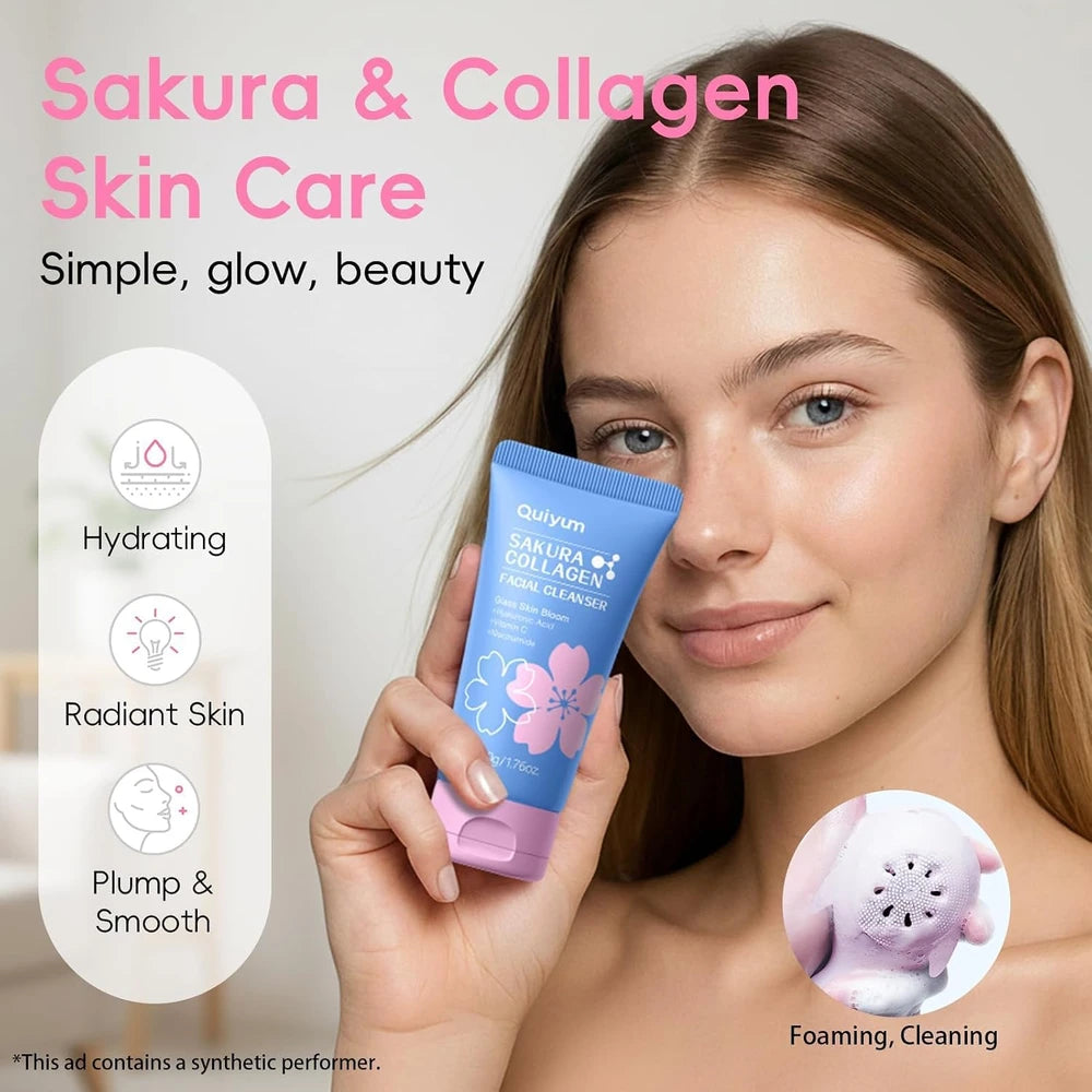 QUIYUM Sakura Collagen Skincare Set