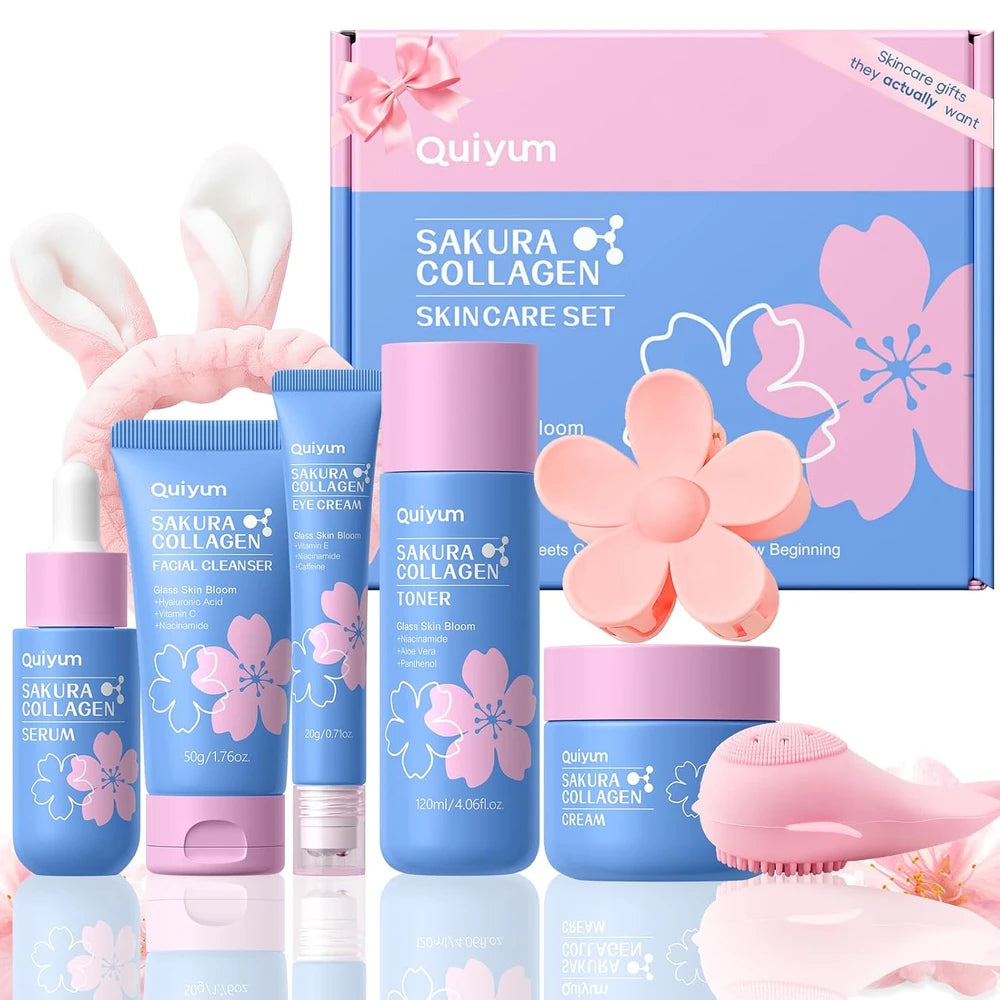 QUIYUM Sakura Collagen Skincare Set