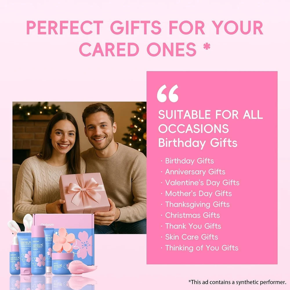 QUIYUM Sakura Collagen Skincare Set